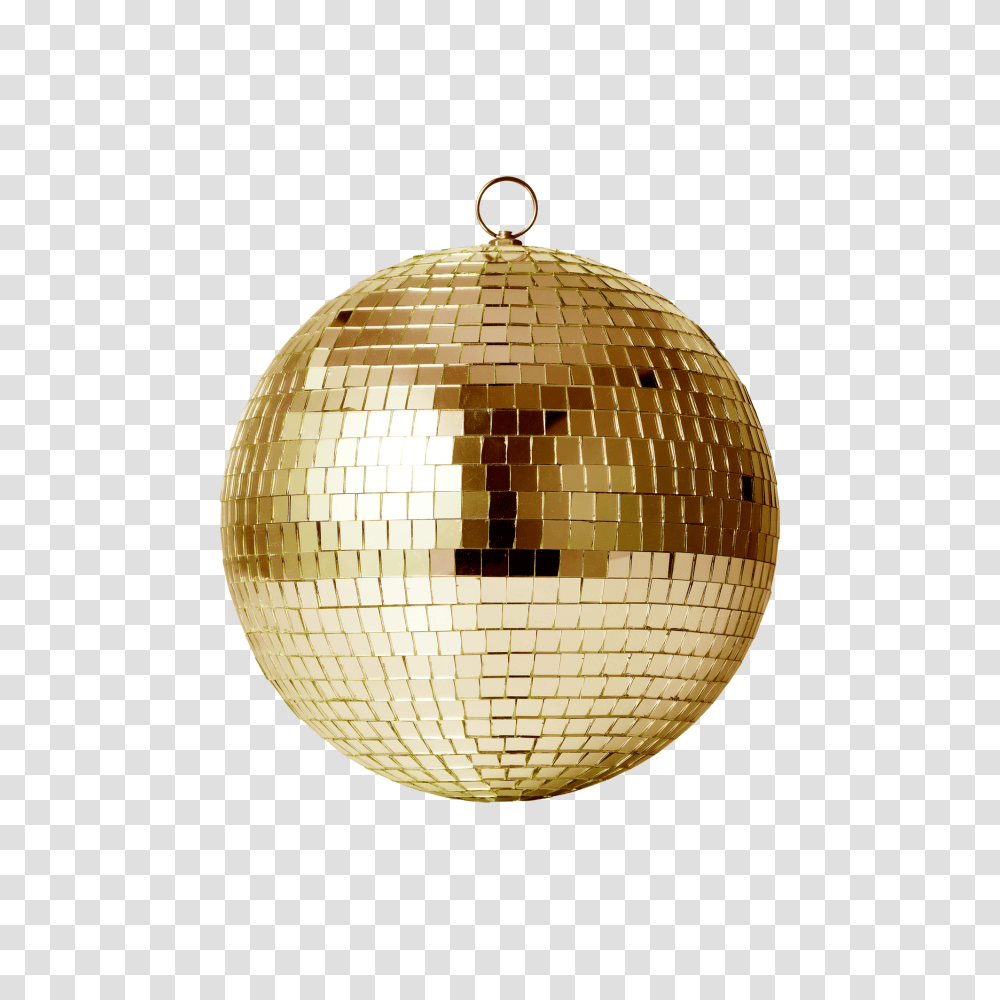 Download Disco Ball Hd Gold Disco Ball, Sphere, Lamp, Crystal Transparent Png