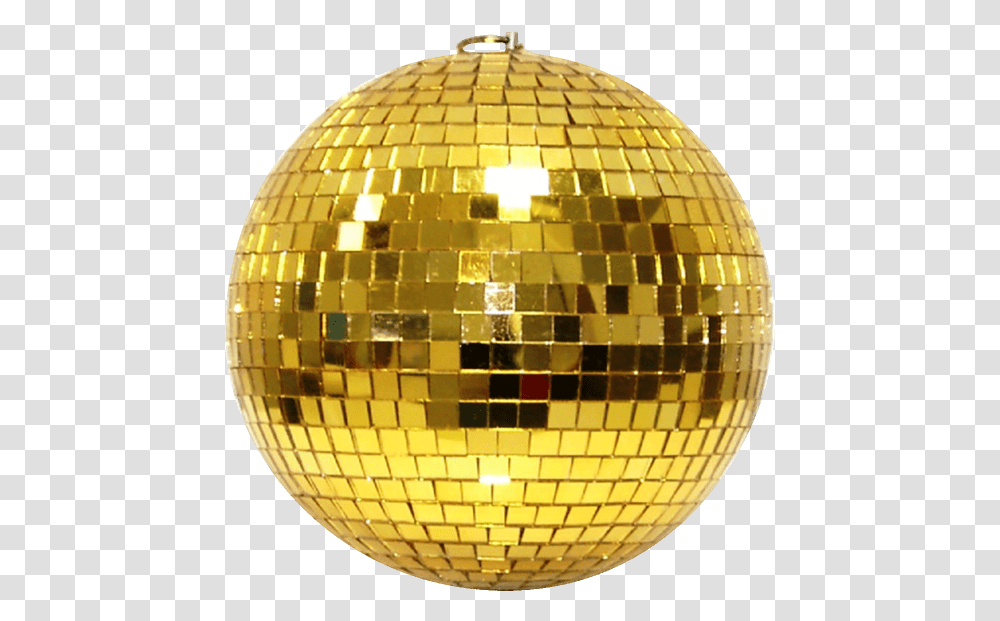 Download Disco Ball Stickpng Spiegelkugel Disco Party Ball Background, Sphere, Lamp, Gold, Floor Transparent Png