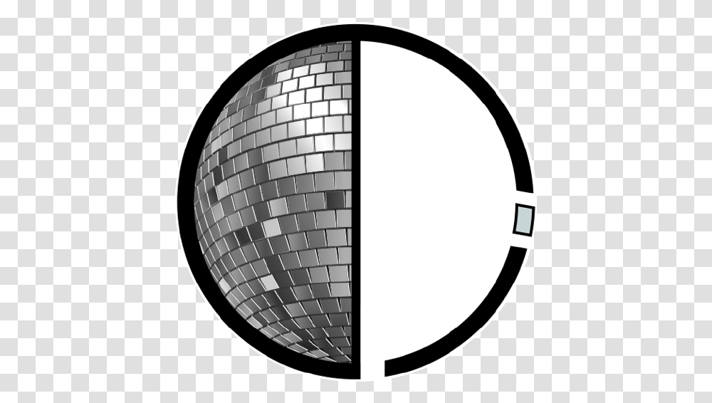Download Disco Risque Logo Official Copy Disco Ball Full Circle, Sphere, Lamp, Art, Architecture Transparent Png