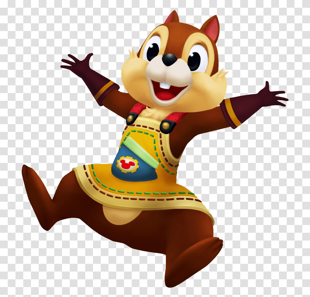 Download Disney Characters Kingdom Hearts 2 Chip And Dale, Toy, Person, Human, Doll Transparent Png