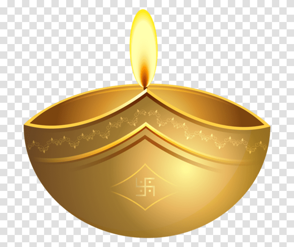 Download Diwali Gold Candle Clipart Photo Diwali Diya Gif, Lamp, Fire, Flame, Treasure Transparent Png
