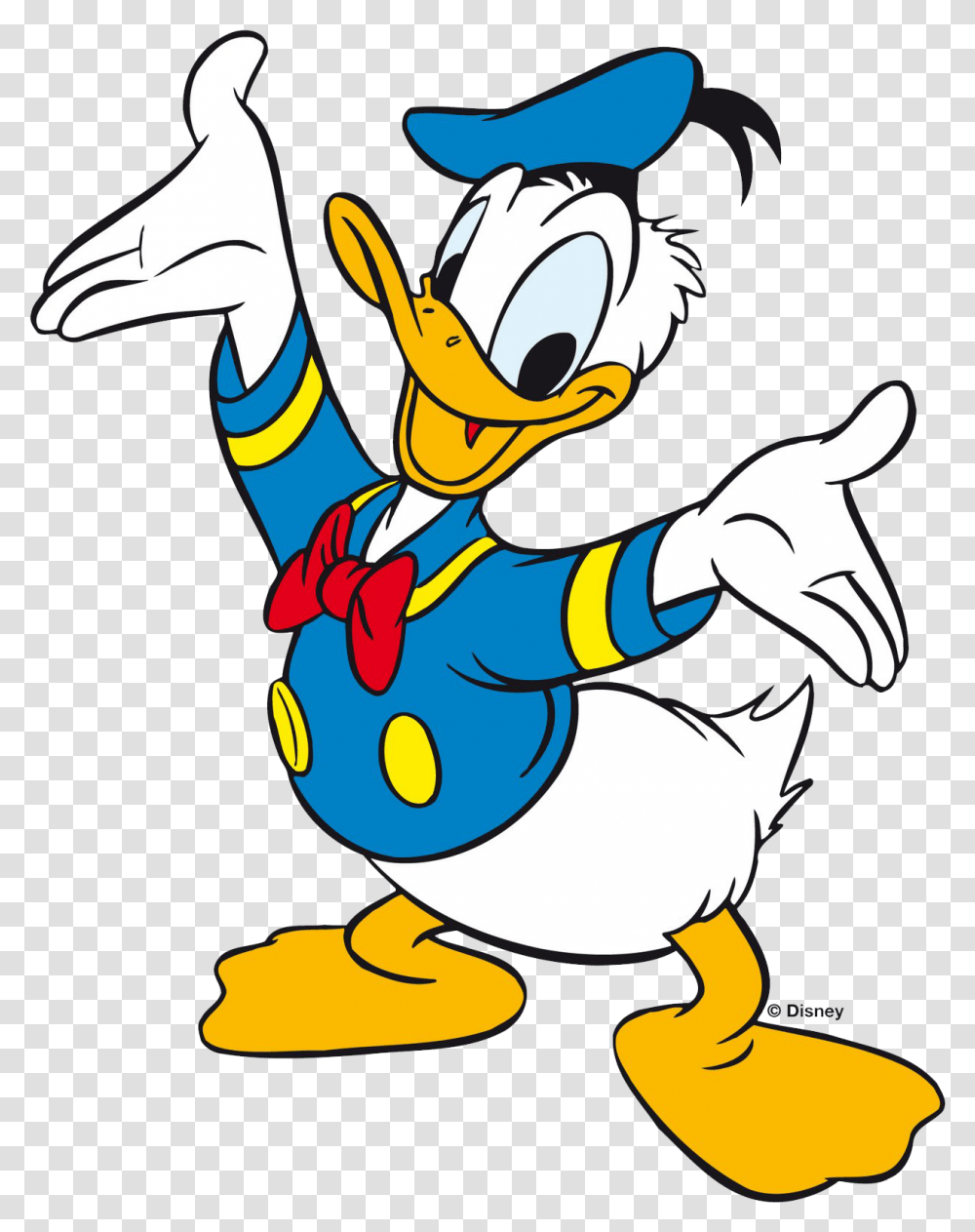 Download Donald Duck File Donald Duck, Animal, Bird, Mascot, Costume Transparent Png
