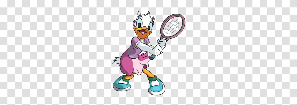Download Donald Duck Tennis Clipart Daisy Duck Donald Duck Minnie, Racket, Tennis Racket, Scissors, Blade Transparent Png