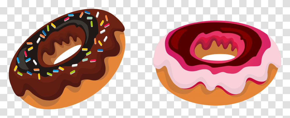 Download Donut Clipart Clipart Donut Background, Pastry, Dessert, Food, Ketchup Transparent Png