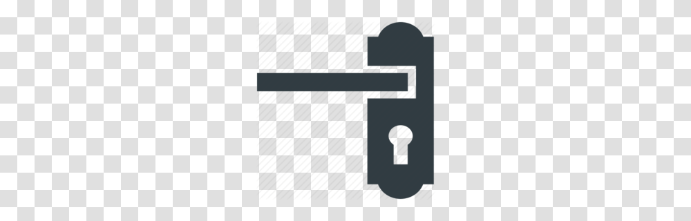 Download Door Clipart Door Handle Clip Art Door Lock Text, Cross Transparent Png