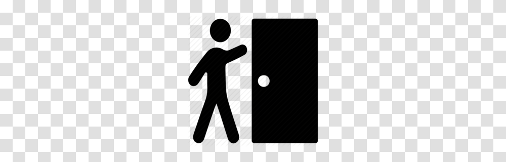Download Door Entry Icon Clipart Computer Icons Door Clip Art, Person, People, Hand Transparent Png