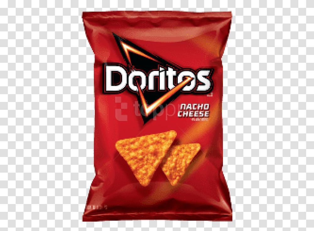 Download Doritos Doritos Nacho Cheese Bag, Food, Bread, Cracker, Snack Transparent Png
