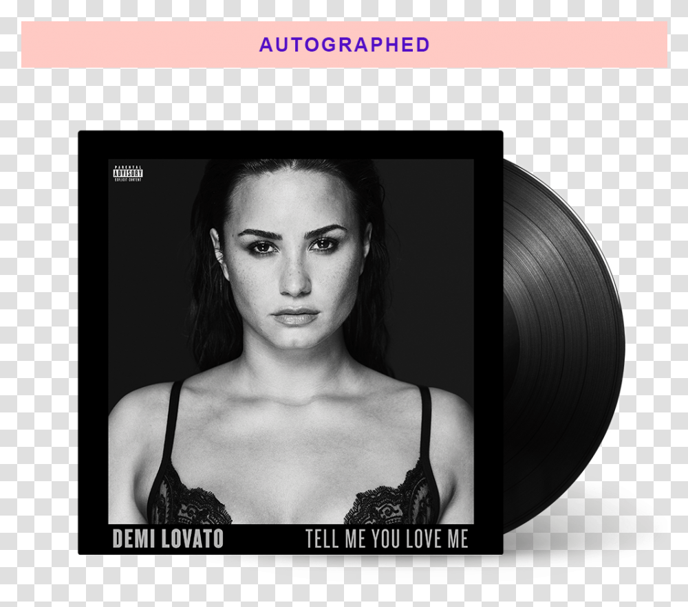 Download Double Tap To Zoom Demi Lovato Tell Me You Love Tell Me You Love Me Album Cover, Face, Person, Head, Female Transparent Png