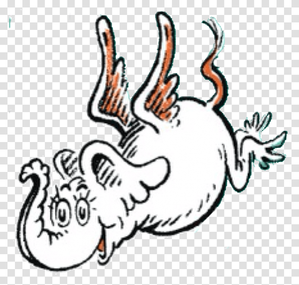 Download Dr Seuss Image With No Horton Hatches The Egg Elephant Bird, Mammal, Animal, Wildlife, Deer Transparent Png