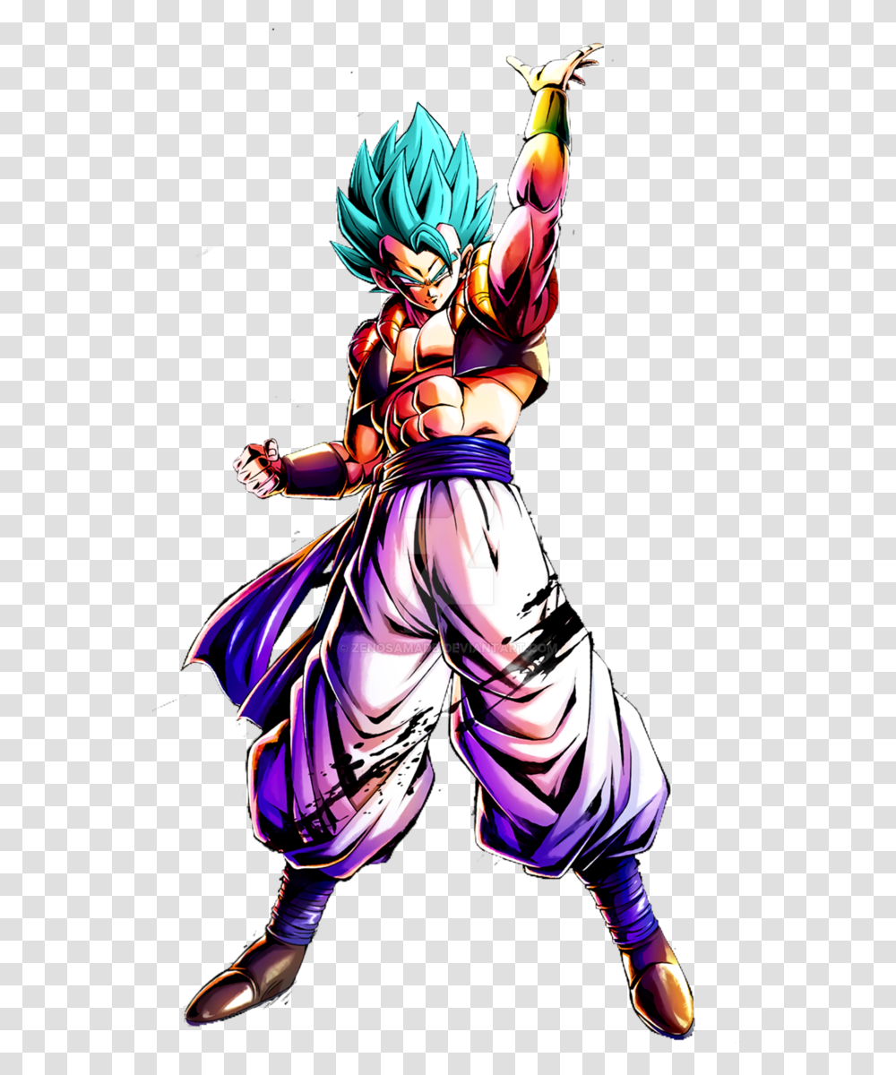 Download Dragon Ball Legends Logo 1 Gogeta Artwork Db Legends, Comics, Book, Manga, Person Transparent Png