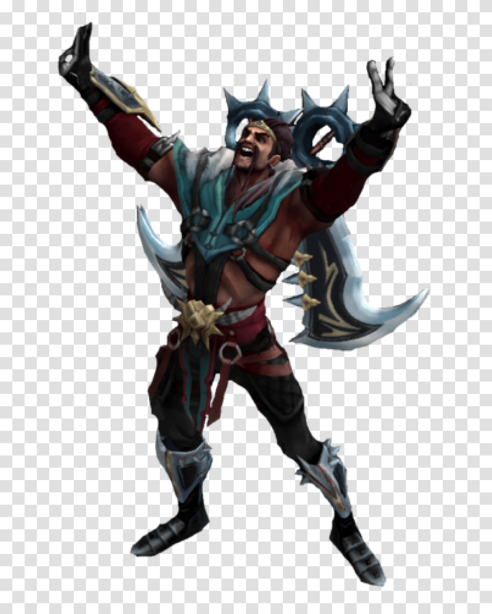 Download Draven From League Of Legends Image For Free League Of Legends, Person, Human, Costume, Sport Transparent Png