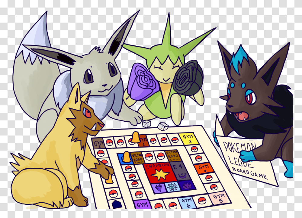Download Drawing Board Games With Pokemon Playing A Game, Cat, Pet, Mammal, Animal Transparent Png