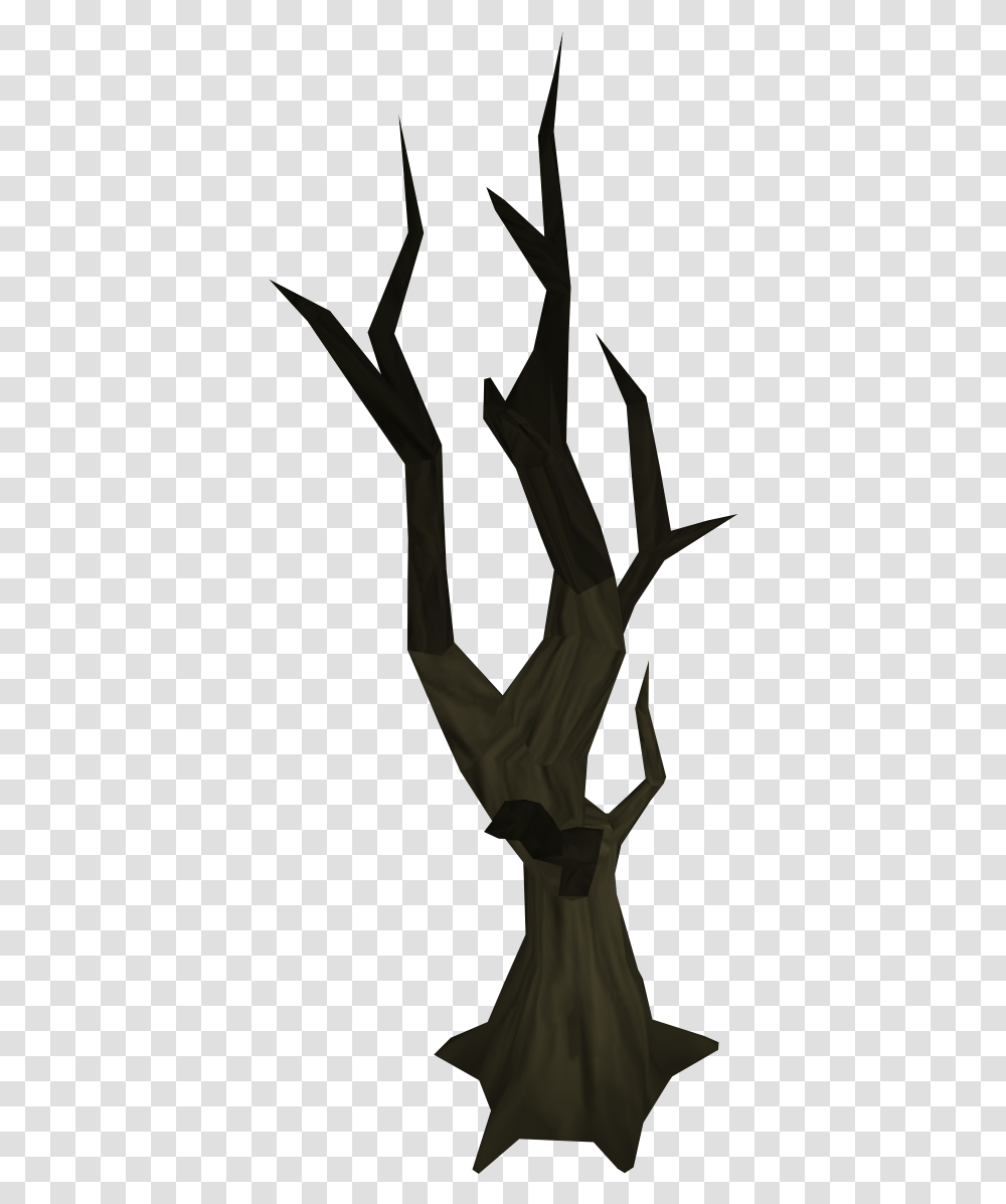 Download Drawn Dead Tree Burnt Draw A Burnt Tree Burnt Tree Silhouette, Clothing, Apparel, Hand, Tie Transparent Png