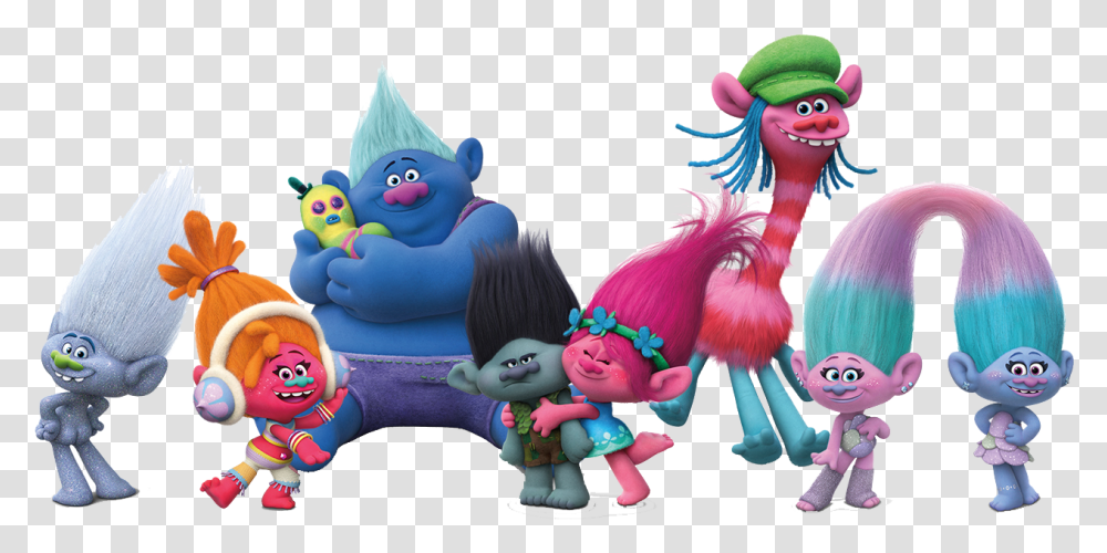 Download Dreamworks Trolls Image Trolls, Toy, Figurine, Doll, Art Transparent Png