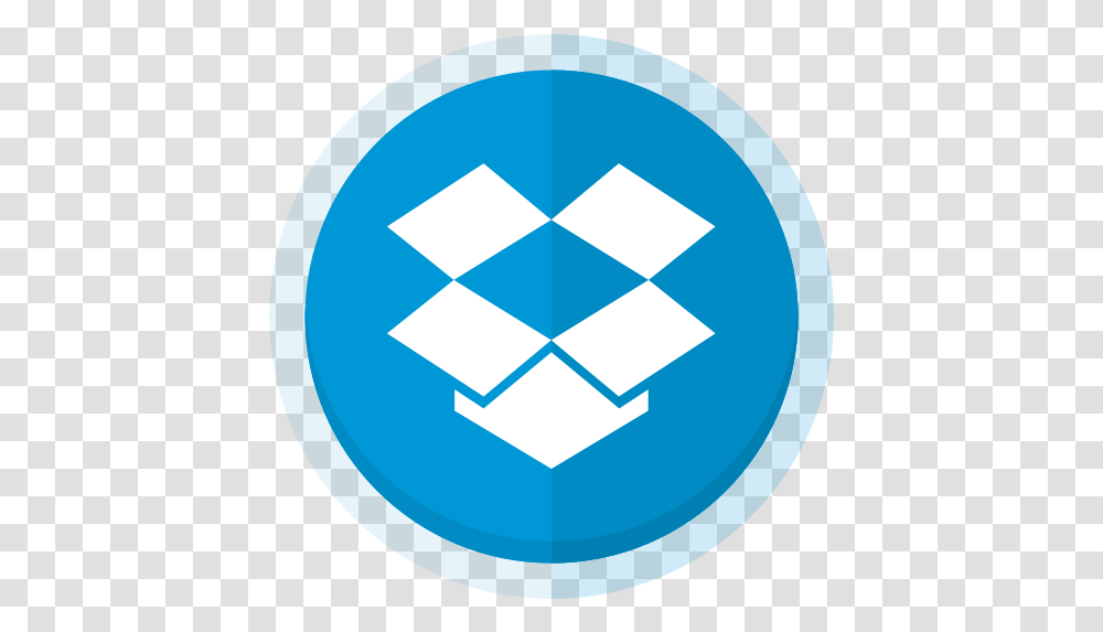 Download Dropbox Logo White Product Box, Symbol, Trademark, Network, Recycling Symbol Transparent Png
