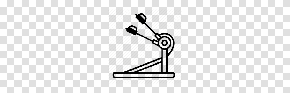 Download Drum Pedal Vector Clipart Doble Pedal Drum Kits Bass, Triangle, Leisure Activities Transparent Png