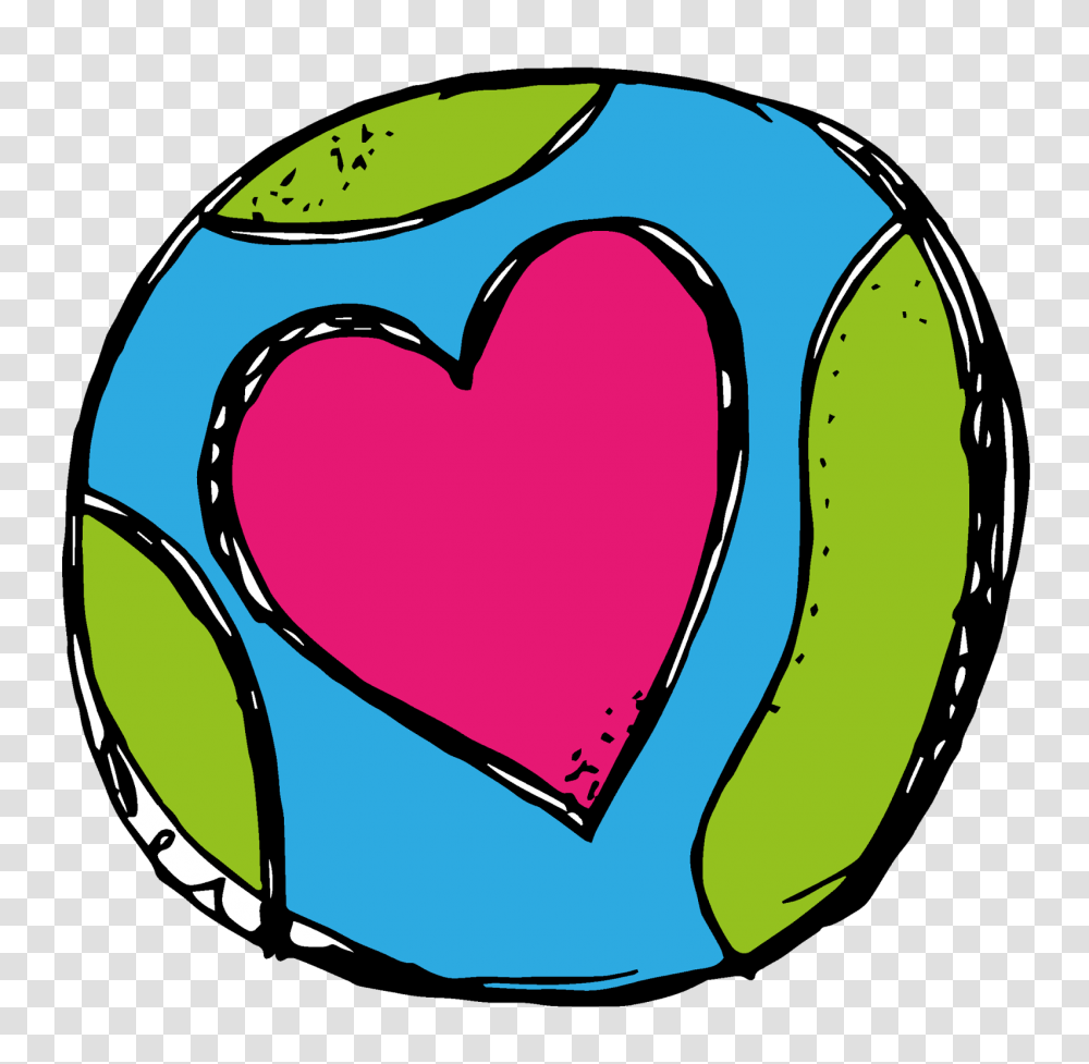 Download Earth Clipart Heart Earth Day Clip Art Full Earth With A Heart, Pillow Transparent Png