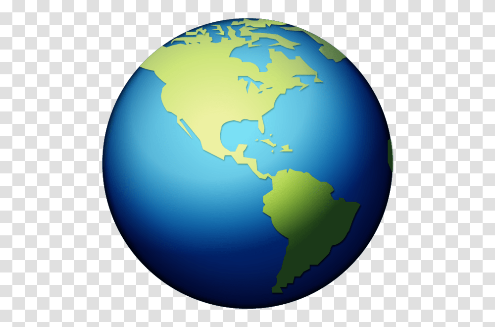 Download Earth Globe Americas Emoji Emoji Island, Outer Space, Astronomy, Universe, Planet Transparent Png