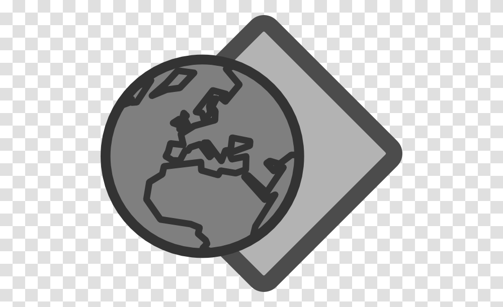 Download Earth With Paper Clipart, Recycling Symbol Transparent Png