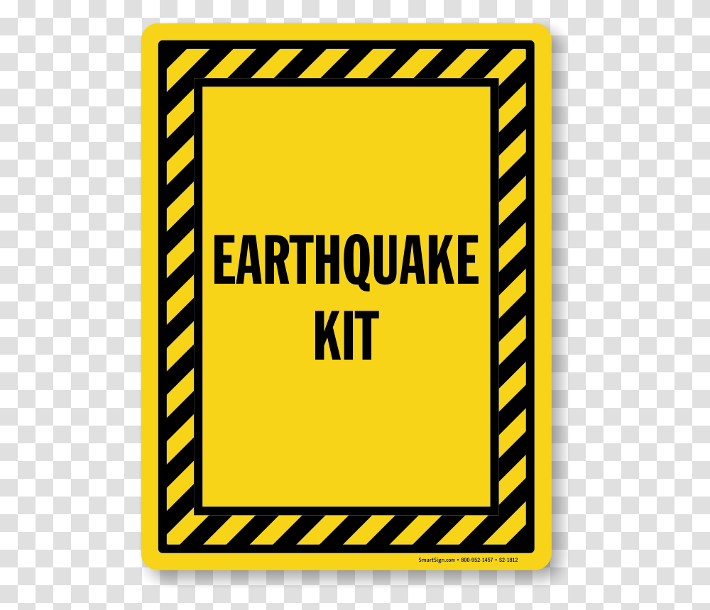 Download Earthquake Kit Clipart Earthquake Warning System Clip Art, Label, Paper, Advertisement Transparent Png