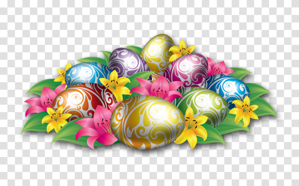 Download Easter Eggs High Quality Image Happy Easter Background Power Point Bergerak, Food, Graphics, Art, Floral Design Transparent Png
