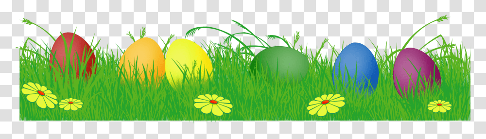 Download Easter Eggs In Grass Easter Eggs In Grass, Plant, Green, Food Transparent Png
