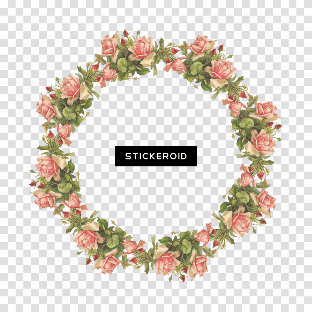 Download Easter Flower Flower Frame Background, Plant, Blossom, Wreath, Flower Arrangement Transparent Png