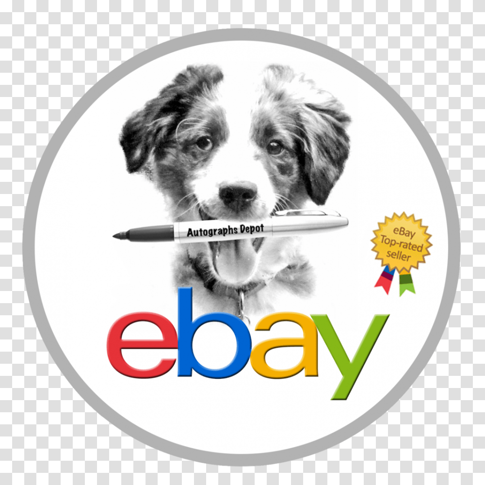 Download Ebay Logo Ebay Top Rated Seller Full Size Ebay Top Rated Seller, Canine, Mammal, Animal, Dog Transparent Png