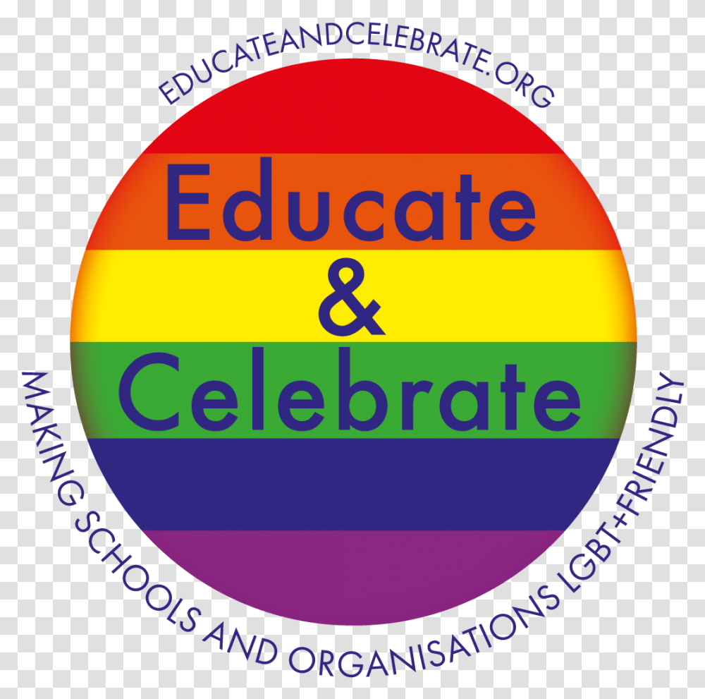 Download Edcuate And Celebrate Logo Educate & Celebrate Circle, Text, Label, Symbol, Graphics Transparent Png