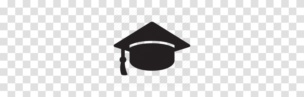Download Education Clipart Graduation Ceremony Square Academic Cap, Label, Sticker, Silhouette Transparent Png