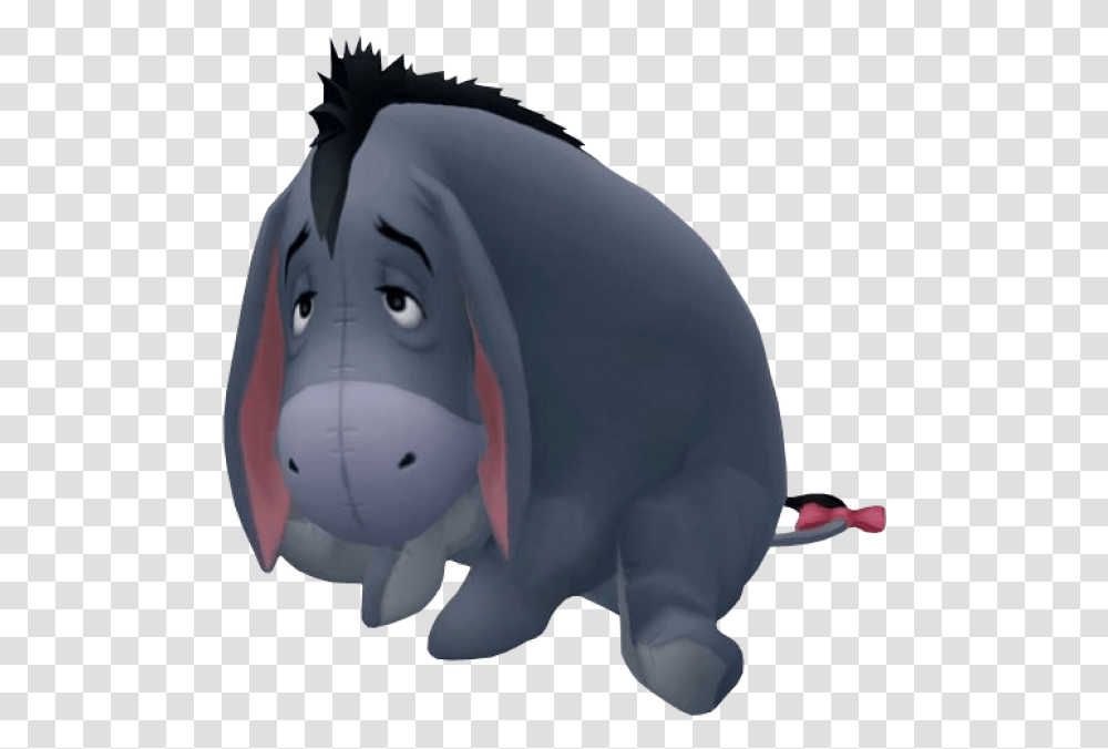 Download Eeyore Photos For Designing Work Kingdom Hearts Winnie The Pooh Eeyore, Mammal, Animal, Manatee, Plush Transparent Png