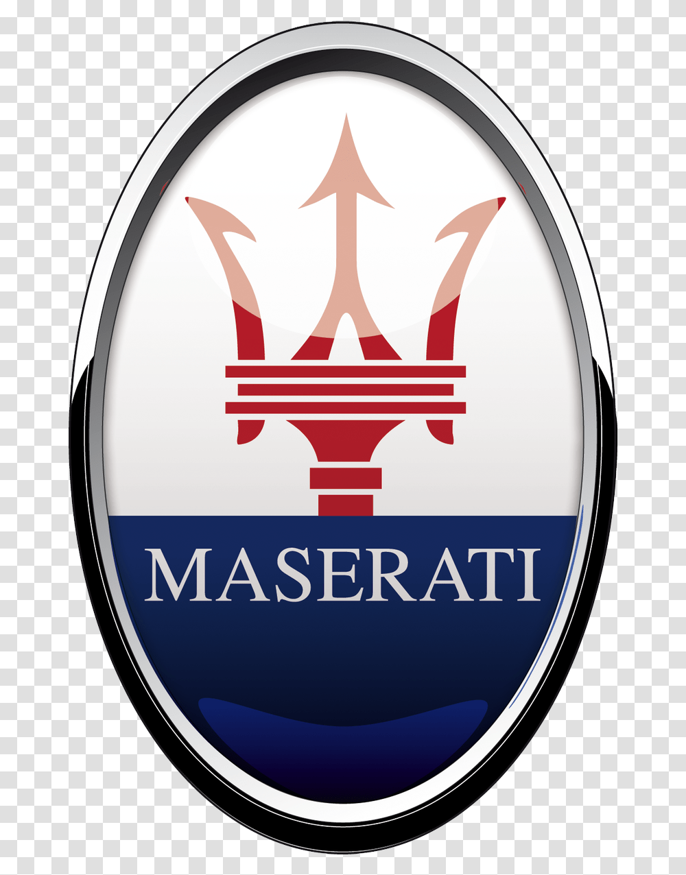 Download Emblem Car Maserati Ferrari Organization Maserati Car Logo, Symbol, Trademark, Weapon, Weaponry Transparent Png