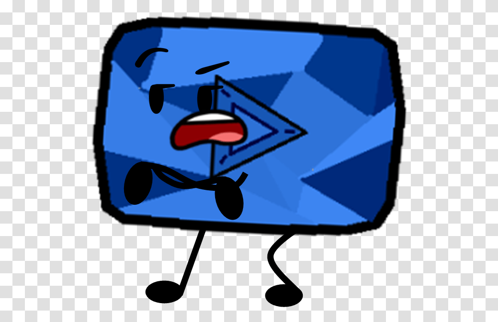 Download Emerald Play Button But Its Sapphire Pose Youtube Sapphire Play Button, Accessories, Accessory, Gemstone, Jewelry Transparent Png