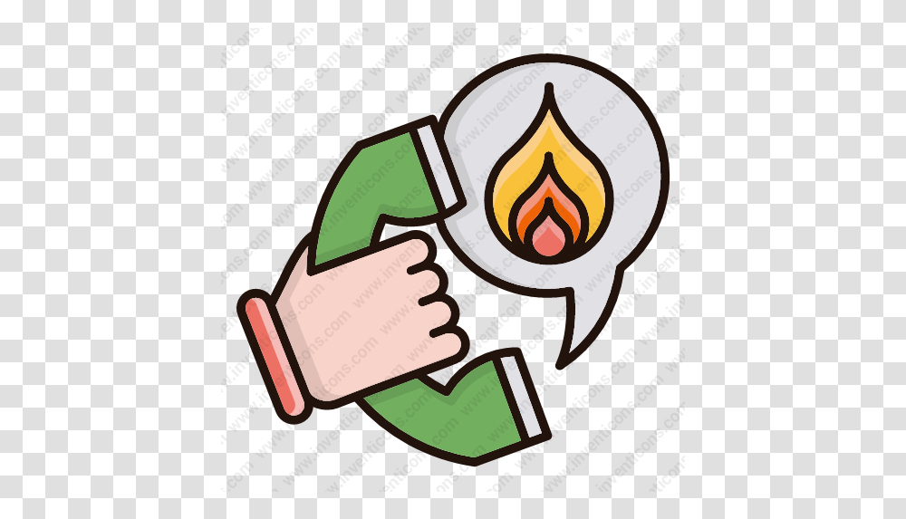 Download Emergency Call Vector Icon Call Fire Brigade Clipart, Hand Transparent Png