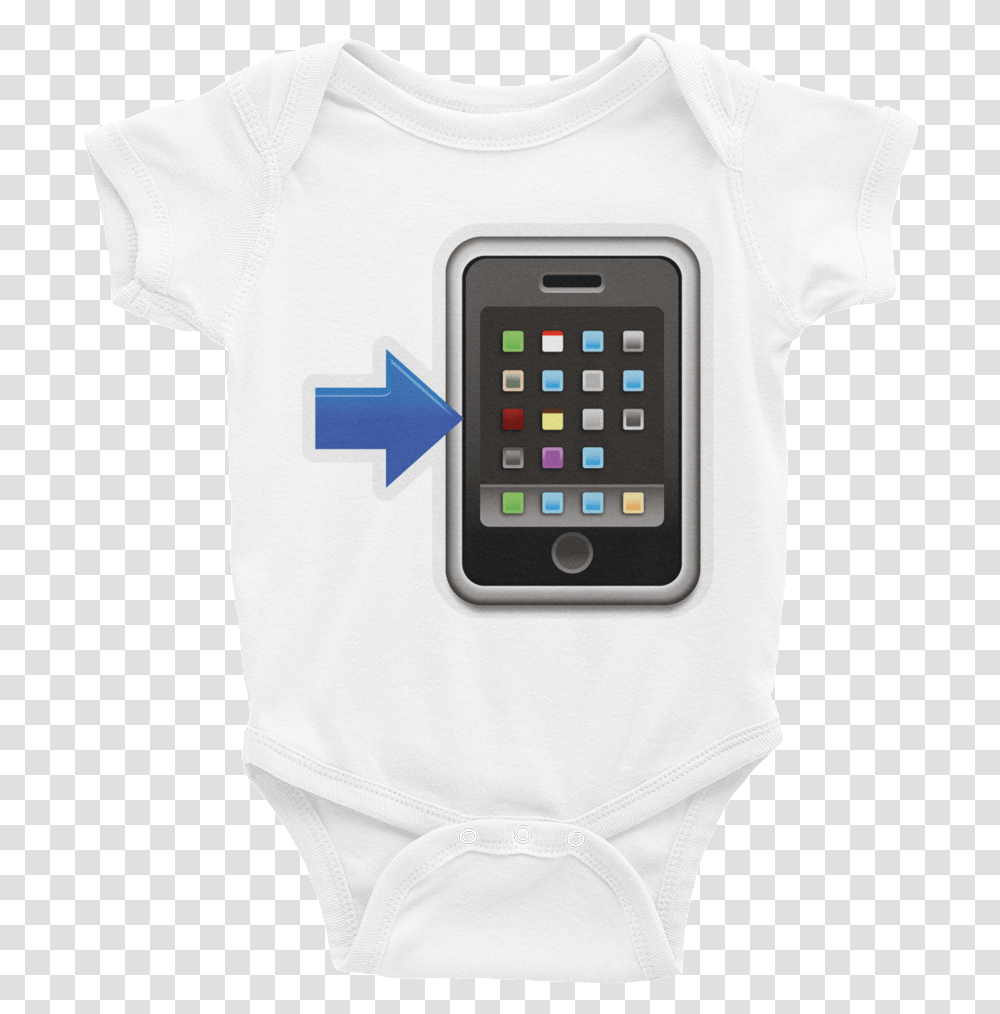 Download Emoji Baby Short Sleeve One Piece Mobile Phone Iphone, Clothing, Apparel, Electronics, Cell Phone Transparent Png