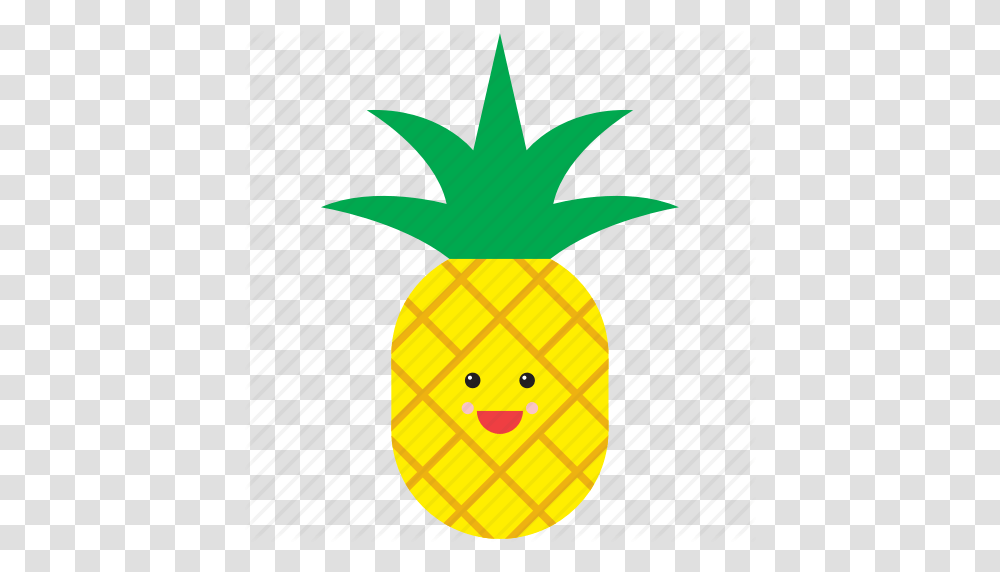 Download Emoji Fruit And Vegetables Clipart Pineapple Emoji Clip, Plant, Food, Bird, Animal Transparent Png