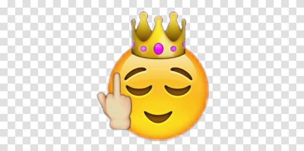 Download Emoji Fuck Emoticon Iphone Apple Middle Finger Iphone Emoji Download, Toy, Birthday Cake, Dessert, Food Transparent Png