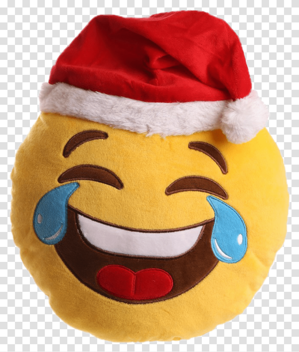 Download Emoji Navidad Risa Sticker By Pablo Calvo Lol Christmas Emoji, Plush, Toy, Sweets, Food Transparent Png