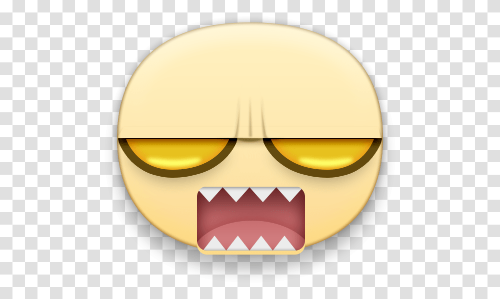 Download Emoticon Smiley Emoji Funny Stickers Facebook Meep Stickers, Teeth, Mouth, Lip, Jaw Transparent Png