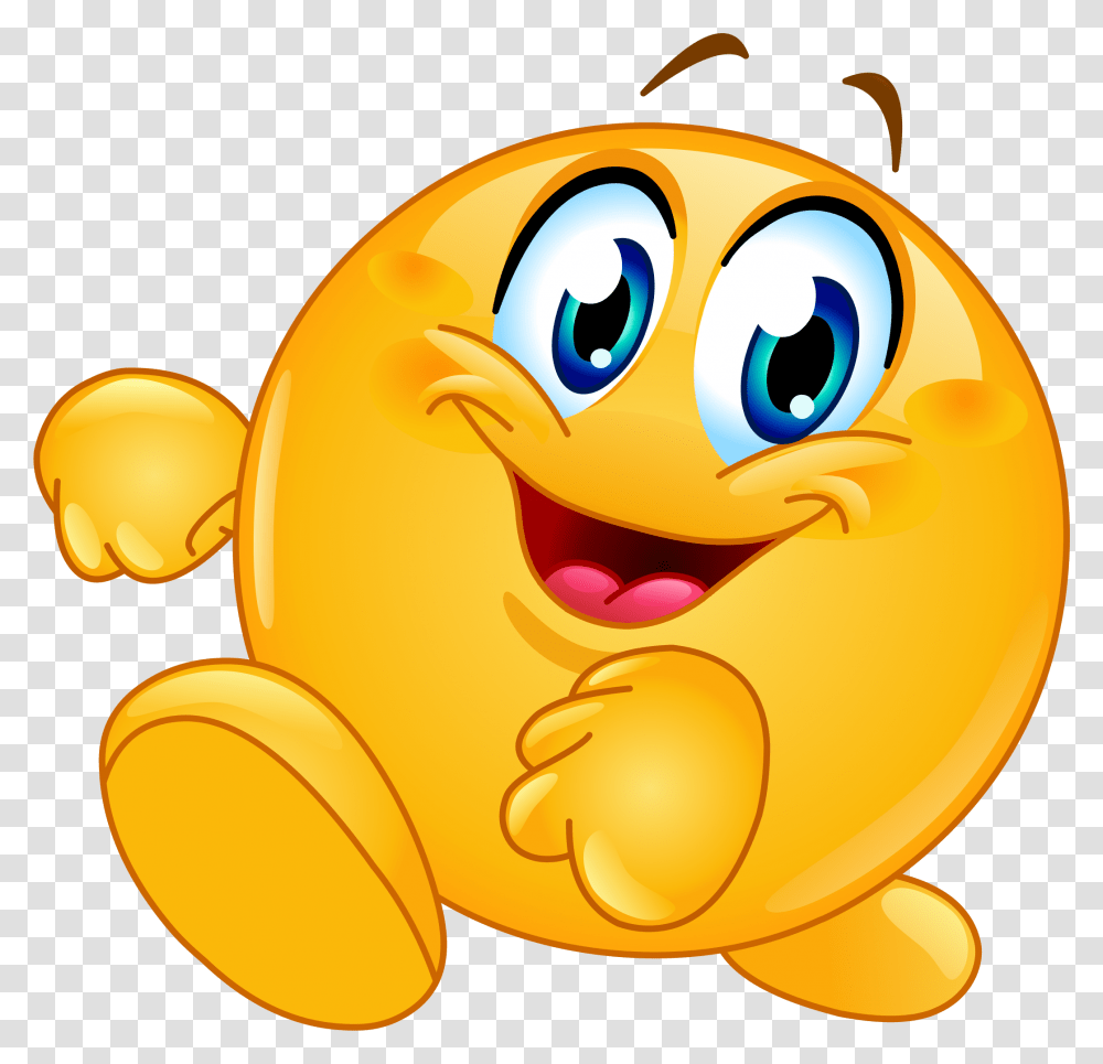 Download Emoticon Wink Smiley Happiness Love Emoticon, Peel, Animal, Toy, Fish Transparent Png