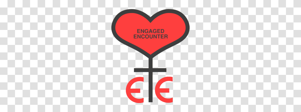 Download Engaged Encounter Clipart Engagement Brand Clip Art, Cross, Heart Transparent Png