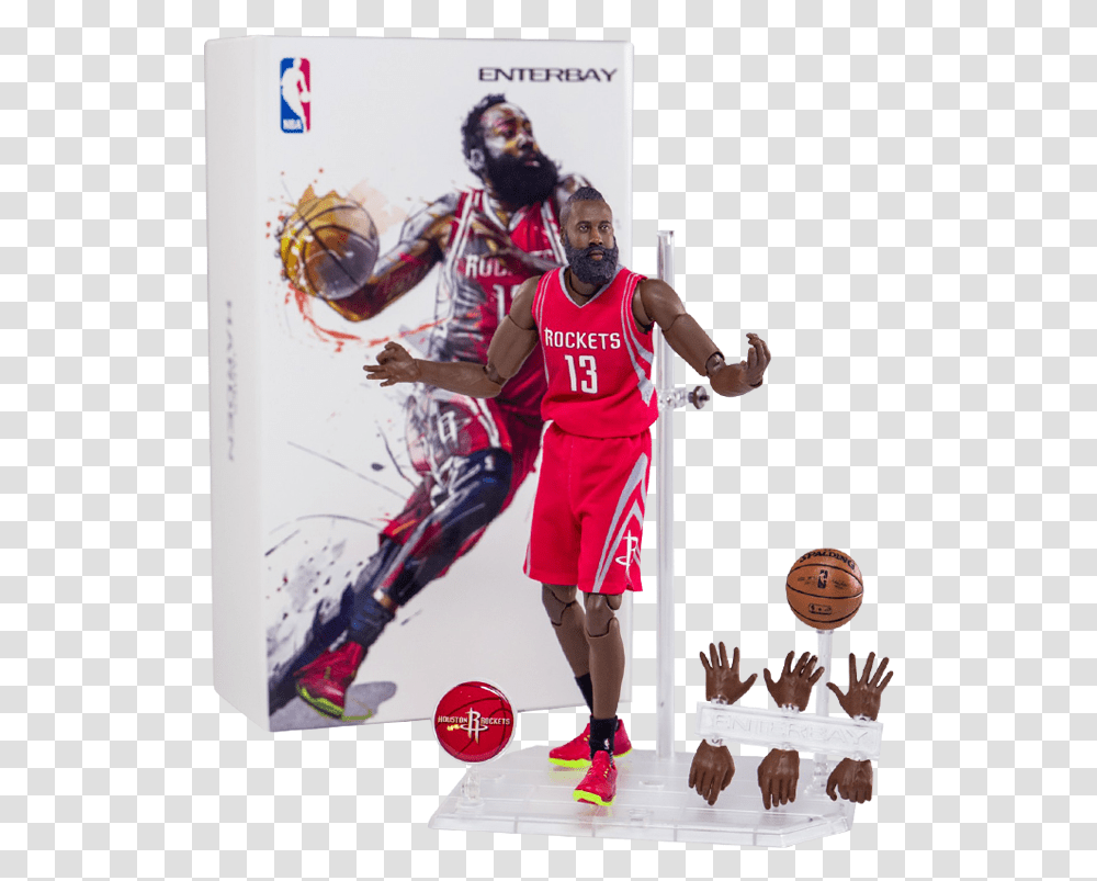 Download Enterbay Soldier Model 19 Blue Ball Star Hand Can James Harden Iphone Case, People, Person, Human, Sport Transparent Png