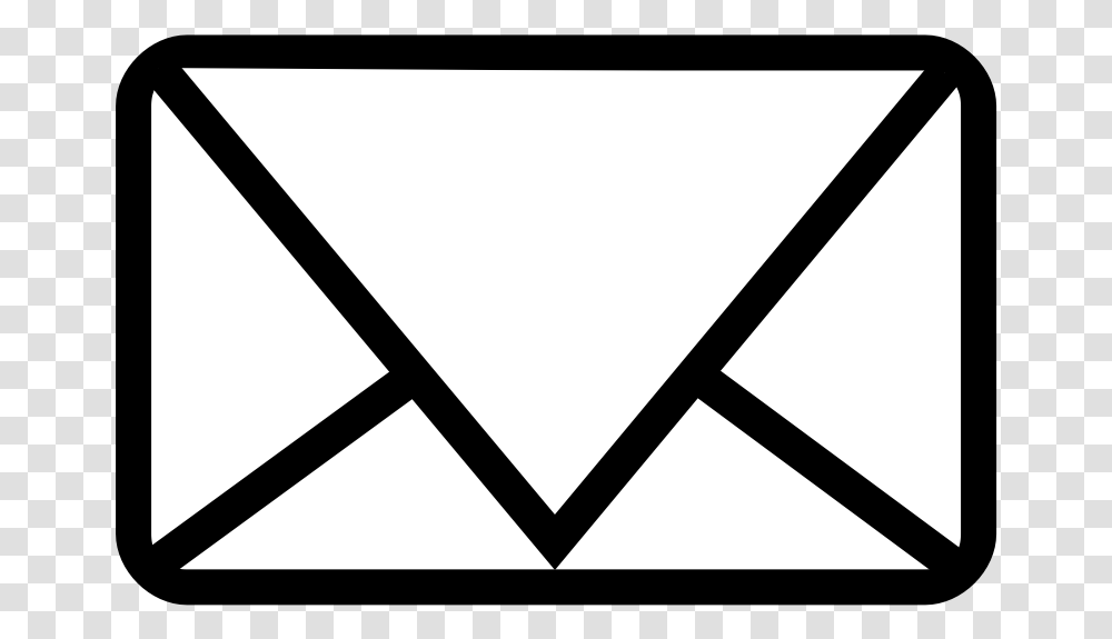 Download Envelope Images Background Mail Icon, Triangle, Chair, Furniture Transparent Png