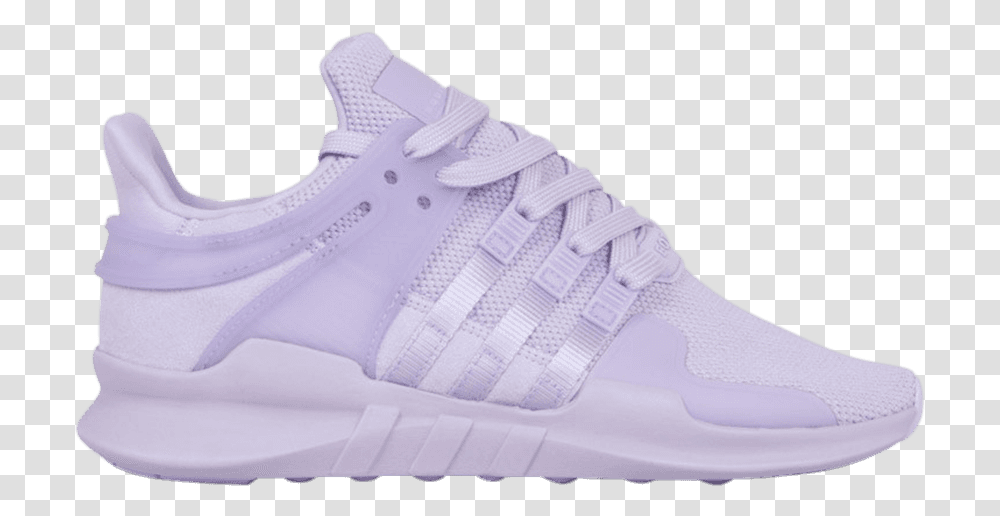 Download Eqt Support Adv Purple Glow Round Toe, Clothing, Apparel, Shoe, Footwear Transparent Png