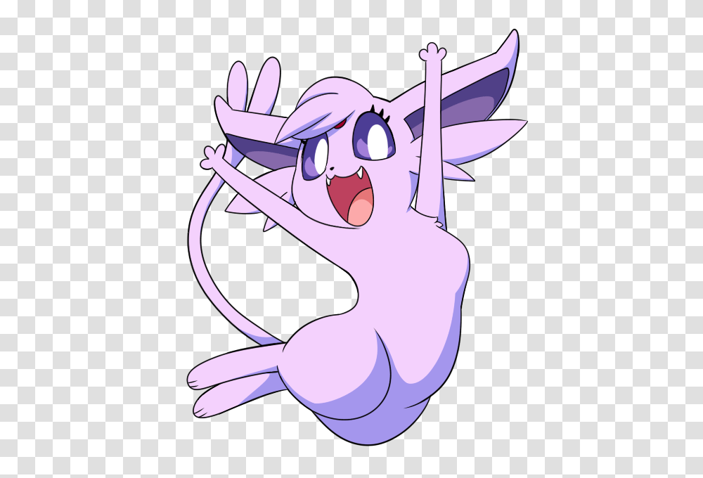 Download Espeon Image With No Cartoon, Animal, Graphics Transparent Png