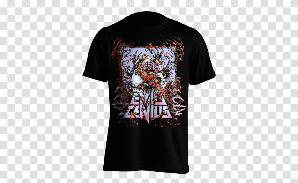 Download Evil Genius Logo Carnage Nipsey Hussle Enemies Quote, Clothing, Apparel, T-Shirt Transparent Png