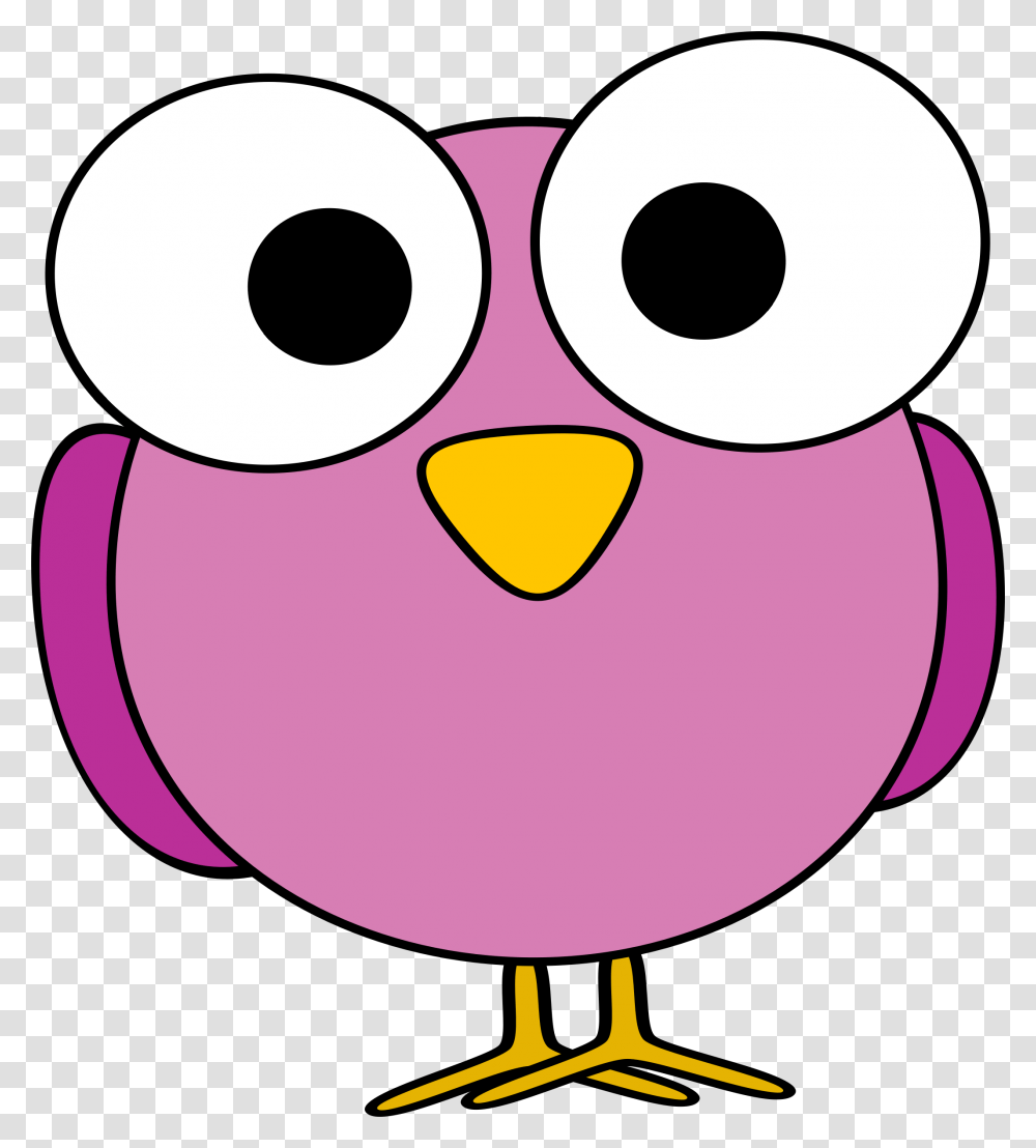 Download Eye Clipart Big Cartoon Birds Big Eyes Full Big Eyes Animal Clipart, Beak, Angry Birds Transparent Png
