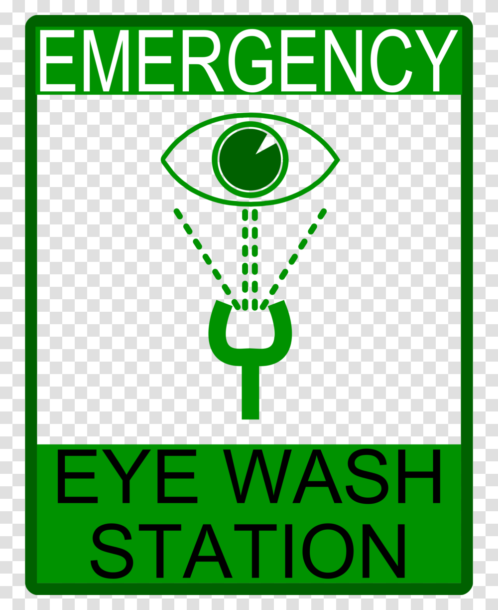 Download Eye Wash Station Signs Free Clipart Eyewash Station Clip, Poster, Advertisement, Flyer, Paper Transparent Png