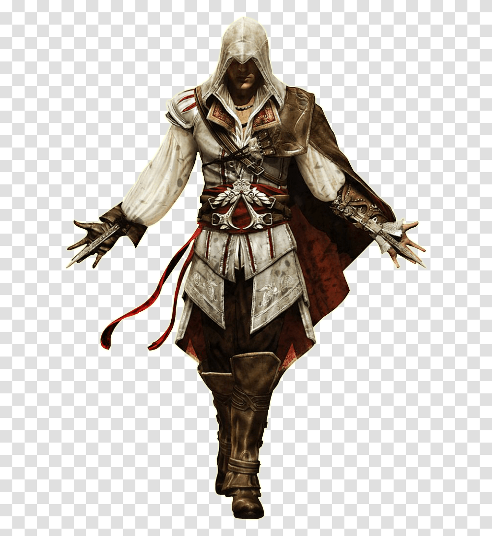Download Ezio Auditore Assassin's Creed Brotherhood Main Character, Person, Human, Samurai, Knight Transparent Png