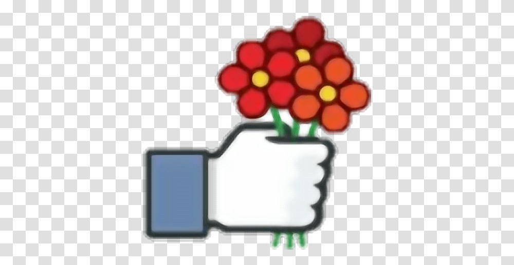 Download Facebook Like Mao Hand Curtir Facebook Like Flowers, Graphics, Art Transparent Png